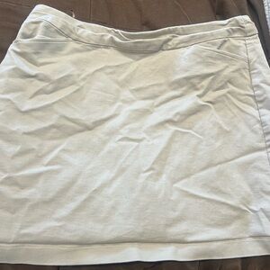 Croft & Barrow Cream Mini Skirt